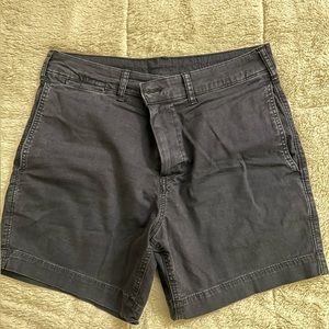AE navy blue men’s canvas shorts